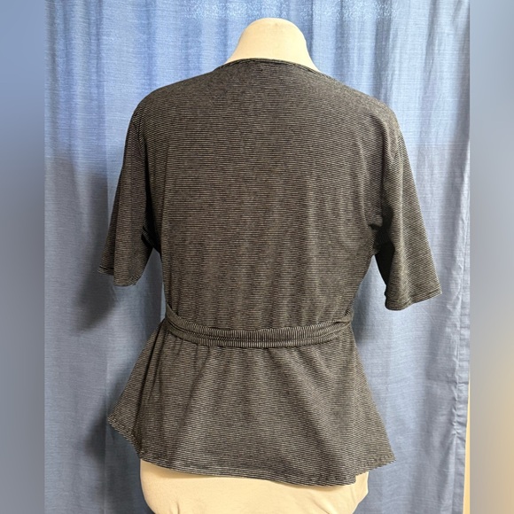 LOFT True Wrap Peplum Top - Picture 3 of 4